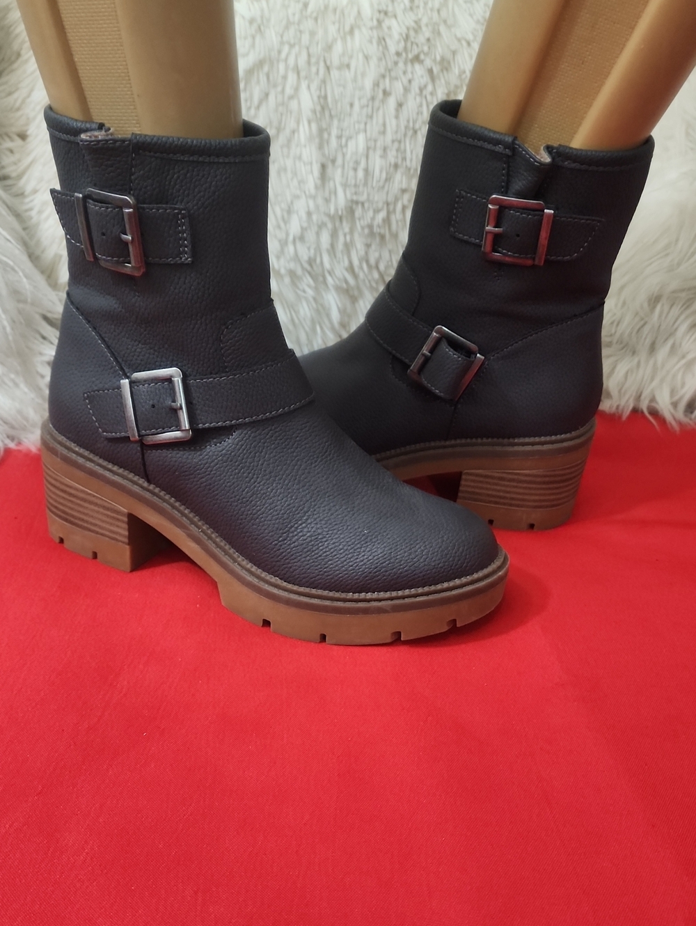 b.o.c Women's Monika Buckled Ankle Booties